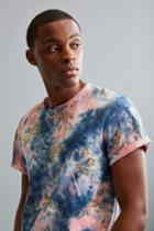Urban Outfitters Tie-dye Long Roll Sleeve Tee