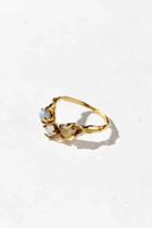Urban Outfitters Hlsk Petris Labradorite Ring,gold,6
