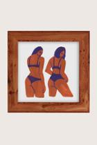 Urban Outfitters Leah Reena Goren Bikini Girls Art Print,cedar,16x16