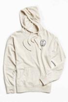 Urban Outfitters Captain Fin Pool Service Hoodie Sweatshirt,ivory,s
