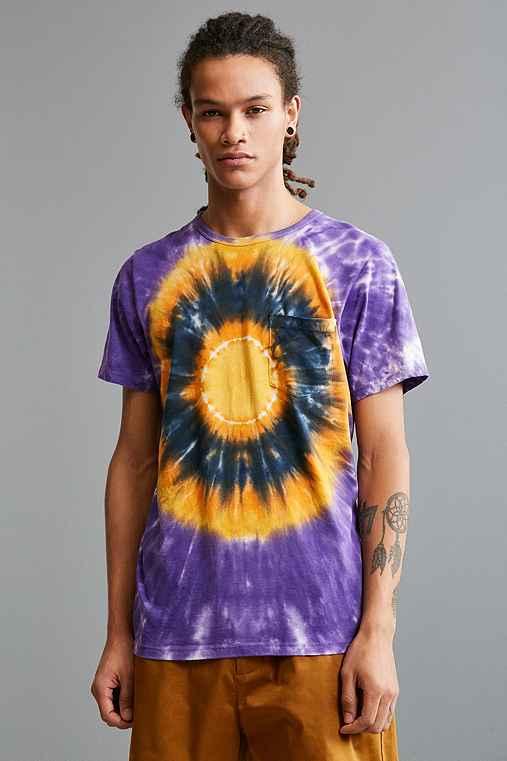 Urban Outfitters Mowgli Surf Hard Days Pocket Tee,purple,m