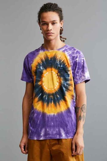 Urban Outfitters Mowgli Surf Hard Days Pocket Tee,purple,m