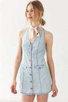 Cooperative Posie Denim Button-down Mini Dress