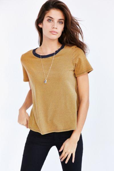 Urban Outfitters Truly Madly Deeply Boyfriend Ringer Tee