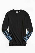 Urban Outfitters Cheap Monday Flames Long Sleeve Tee,black,l