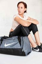 Urban Outfitters Nike Brasilia 6 Medium Duffle Bag,grey,one Size