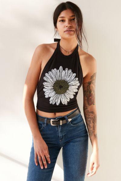 Urban Outfitters Future State Daisy Halter Top