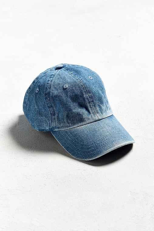 Urban Outfitters Uo Curved Brim Baseball Hat,indigo,one Size