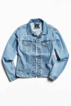 Urban Outfitters Bdg Core Denim Trucker Jacket,light Blue,l