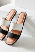 Urban Outfitters Multi-strap Slide,black & White,6