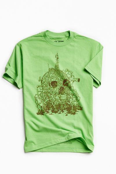 Urban Outfitters Uo Artist Editions Seldon Hunt Skull Sewer Tee