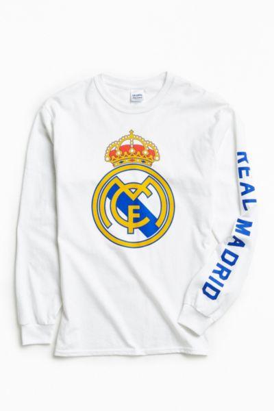 Urban Outfitters Real Madrid Long Sleeve Tee