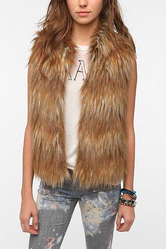 Pins And Needles Faux Fur Vest