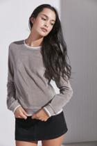 Urban Outfitters Bdg Penelope Velour Pullover Top