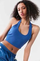 Urban Outfitters Silence + Noise Haven Halter Tank Top,blue,m