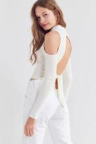 Project Social T August Tie-back Cold Shoulder Top