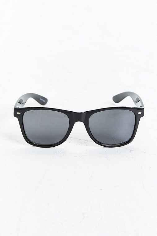 Urban Outfitters Polished Square Sunglasses,black,one Size