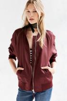 Silence + Noise Rita Shell Bomber Jacket