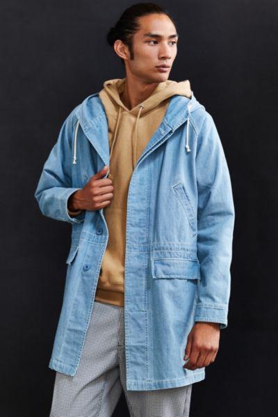 Stussy Long Denim Parka Jacket