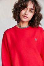 Urban Outfitters Champion + Uo Reverse Weave Pullover Sweatshirt,red,s