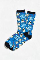 Urban Outfitters Pugs Not Drugs Sock