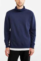 Urban Outfitters Alternative Apparel Roll Neck Sweatshirt,navy,xl