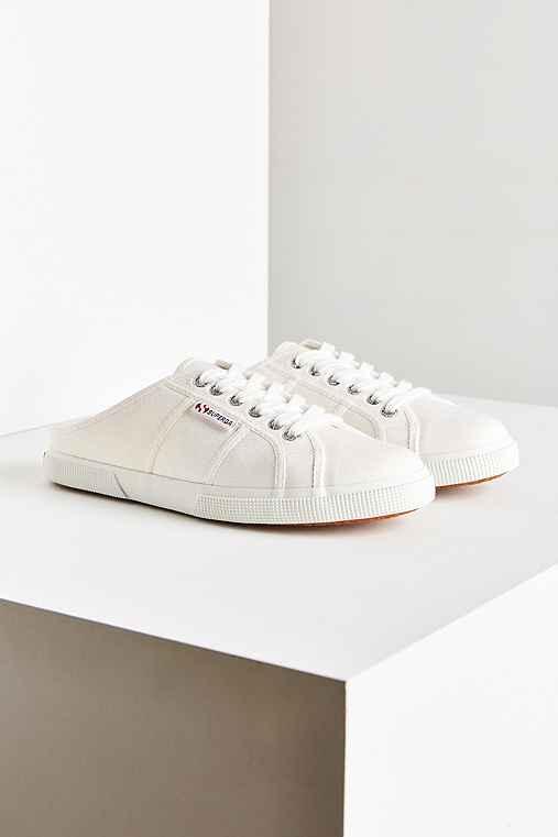 Urban Outfitters Superga Mule Sneaker,white,8.5
