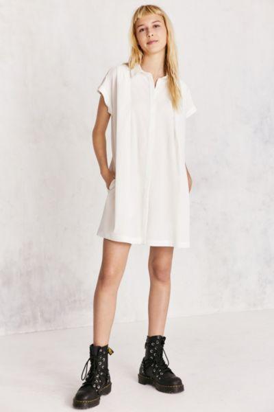 Cooperative Peyton Poplin Button-down Shirt Mini Dress