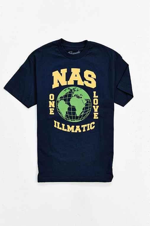 Urban Outfitters Nas One Love Tee,navy,m
