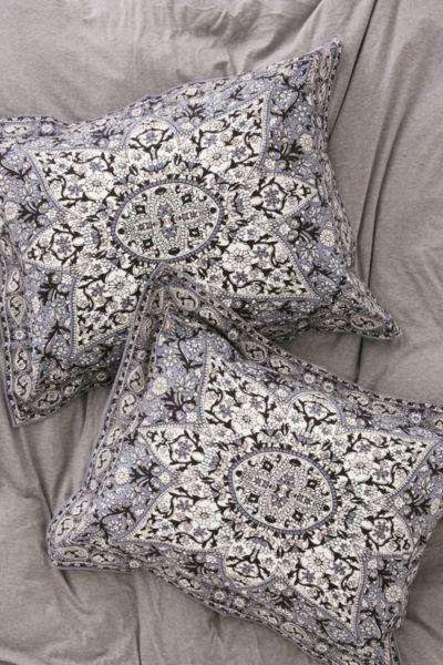 Urban Outfitters Dion Scarf Medallion Sham Set