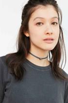 Urban Outfitters Alix Opal Choker Necklace,grey,one Size