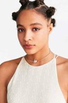 Urban Outfitters Luv Aj Baroque Statement Choker Necklace,peach,one Size