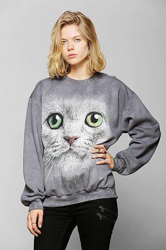 The Mountain Cat Face Sweatshirt