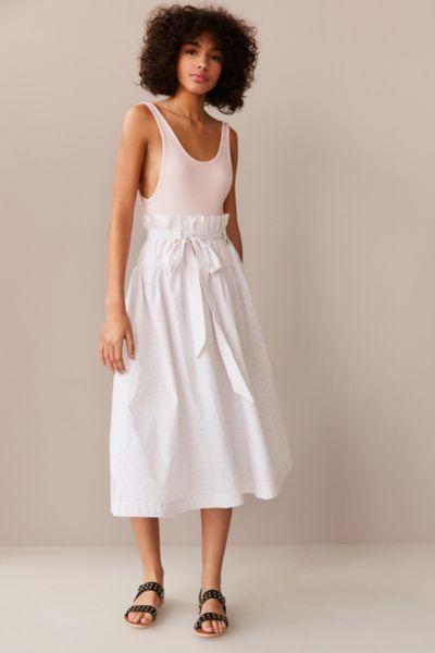 Silence + Noise Gerald Paperbag Midi Skirt