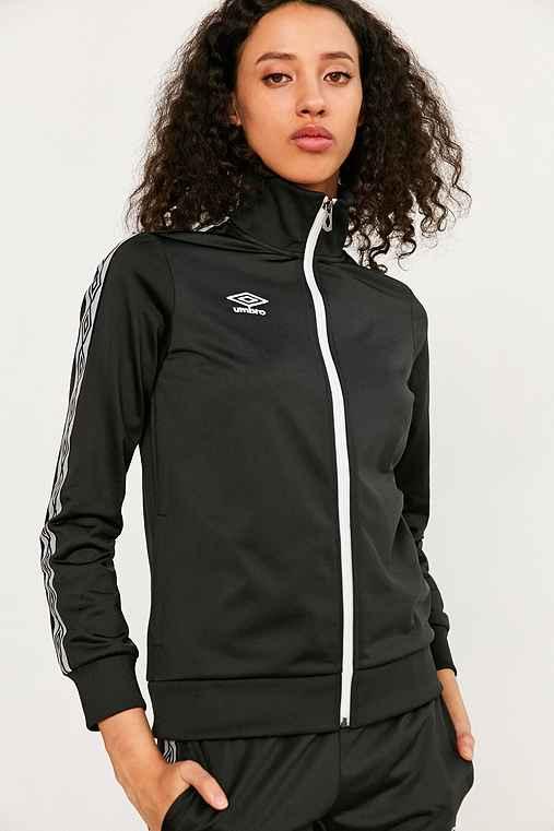 Urban Outfitters Umbro Double Diamond Track Jacket,black,xs