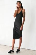 Sparkle & Fade Sparkle & Fade Ribbed Knit Bodycon Midi Slip Dress