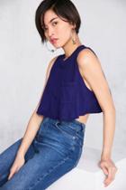 Urban Outfitters Truly Madly Deeply Maddie Cropped Muscle Tee
