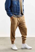 Urban Outfitters Uo Terry Fleece Jogger Pant,taupe,l