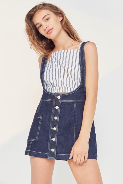 Bdg Denim A-line Skirtall Overall