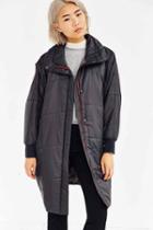 Urban Outfitters Nau Synner Cape Jacket,black,m/l
