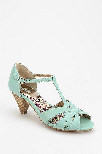 Seychelles Cone Heel T-strap Sandal