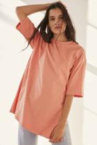 Urban Outfitters Publish Extreme Oversized Tee,coral,l