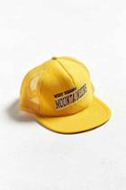 Urban Outfitters Vintage West Virginia Mountaineers Trucker Hat,yellow,one Size
