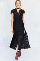 Kimchi Blue Kierra Lace Maxi Shirt Dress