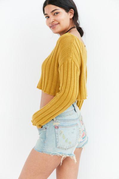 Urban Outfitters Bdg Essential Mid-rise Denim Short - Bandit