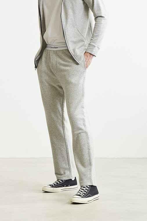 Urban Outfitters Calvin Klein Logo Lounge Sweatpant,light Grey,xl