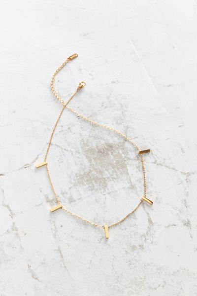 Seoul Little 18k Gold-plated Charm Choker Necklace