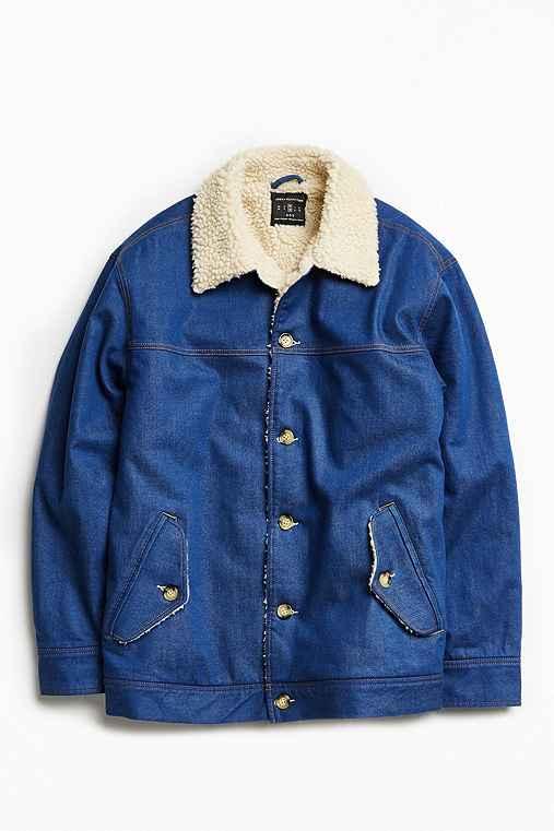 Urban Outfitters Uo Denim Barn Coat,indigo,xl