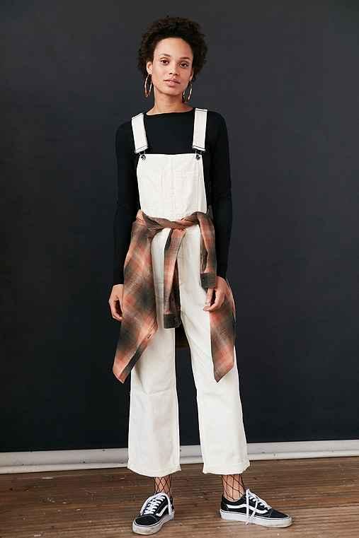 Urban Outfitters Bdg Ryder Boyfriend Overall - Ivory,ivory,xs