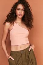 Urban Outfitters Silence + Noise Raquel One Shoulder Cropped Top